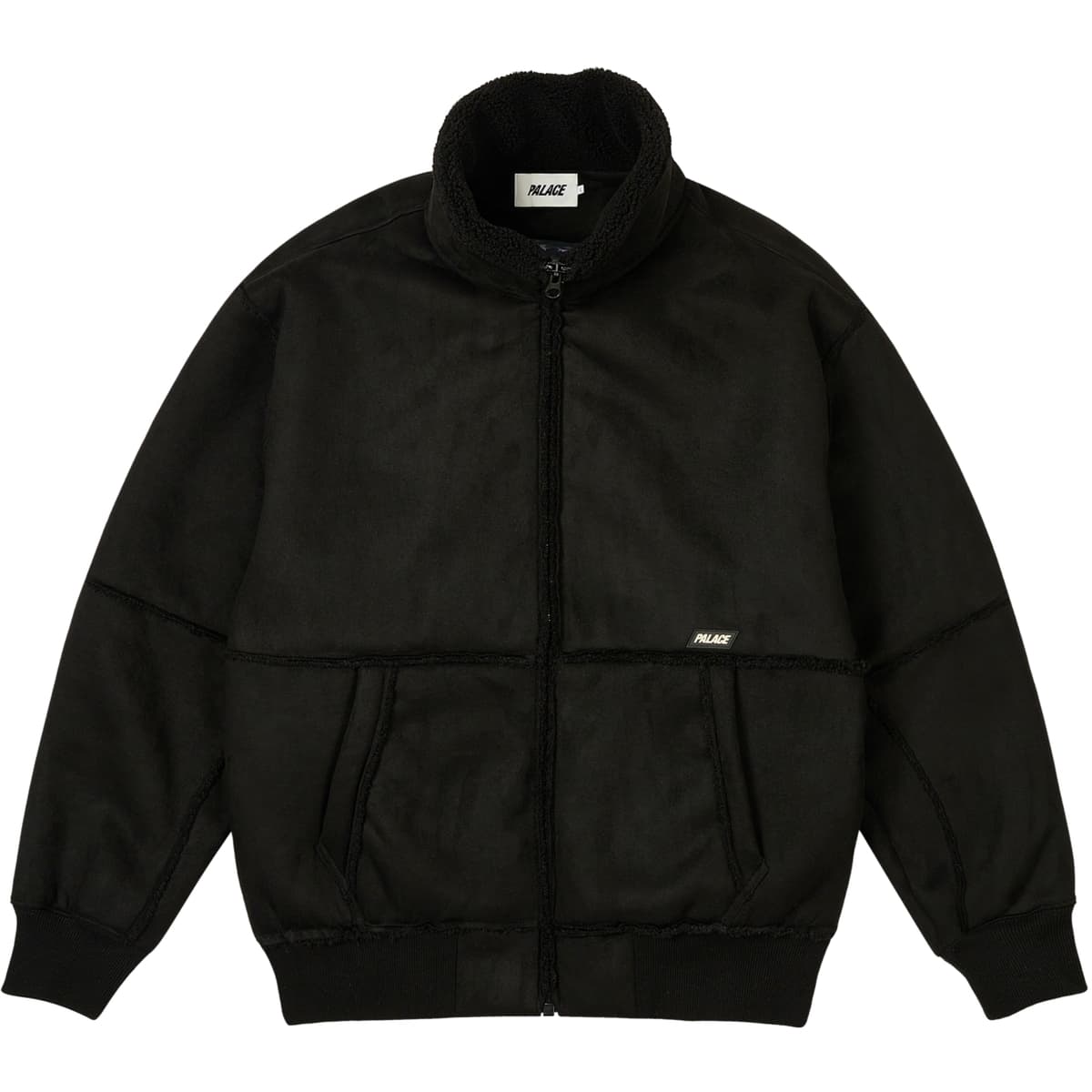 Sherpa Faux Suede Funnel Black release photo 1