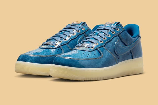 Nike Air Force 1 Low "Patent Denim" Nike release photo