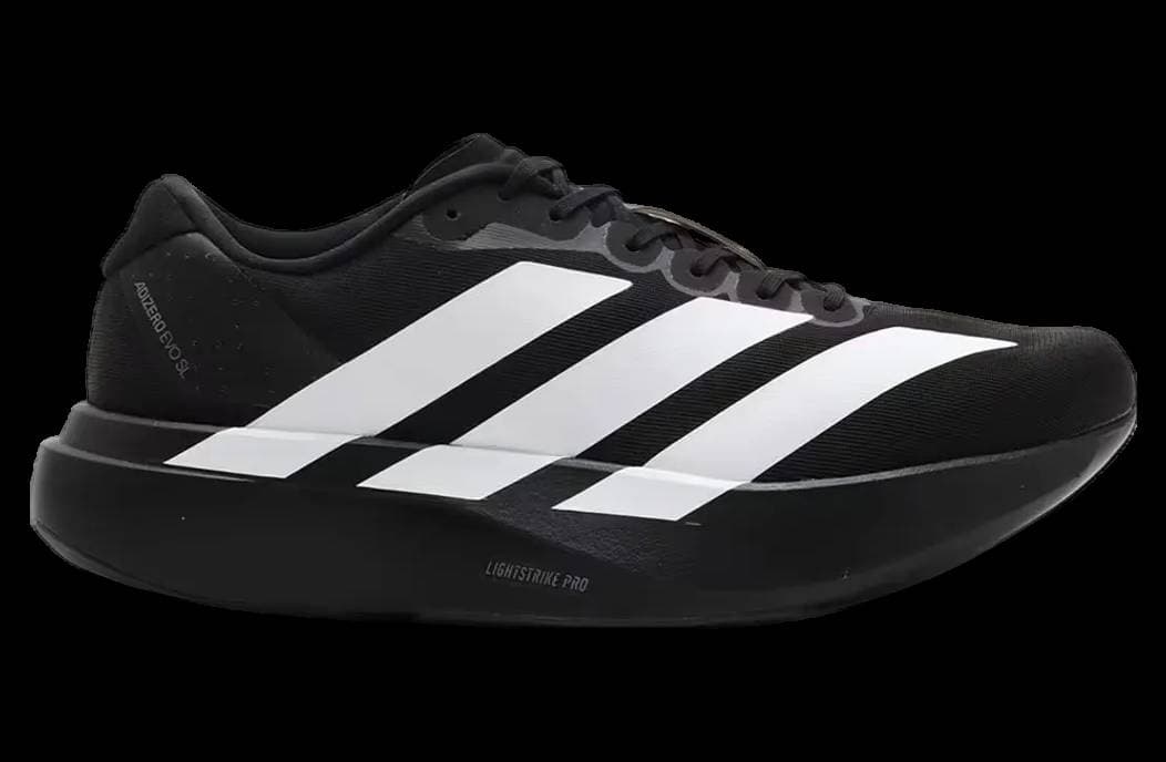 Adidas Adizero Evo SL Core Black / Cloud White adidas release photo