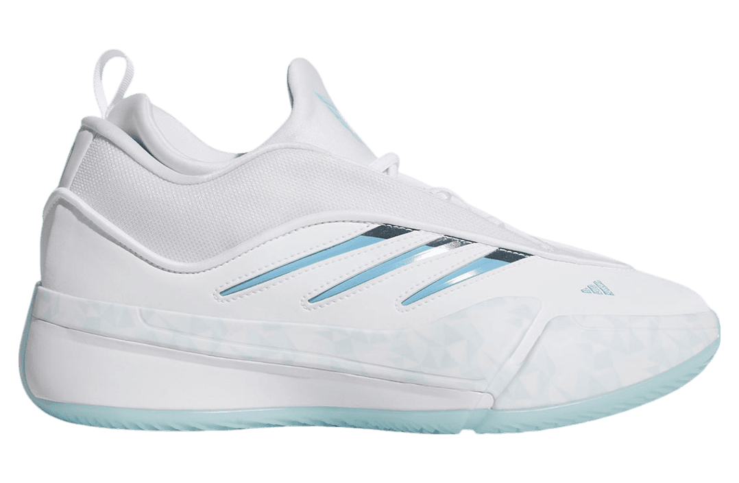 Adidas Dame 9 Footwear White / Lucid Cyan release photo 1
