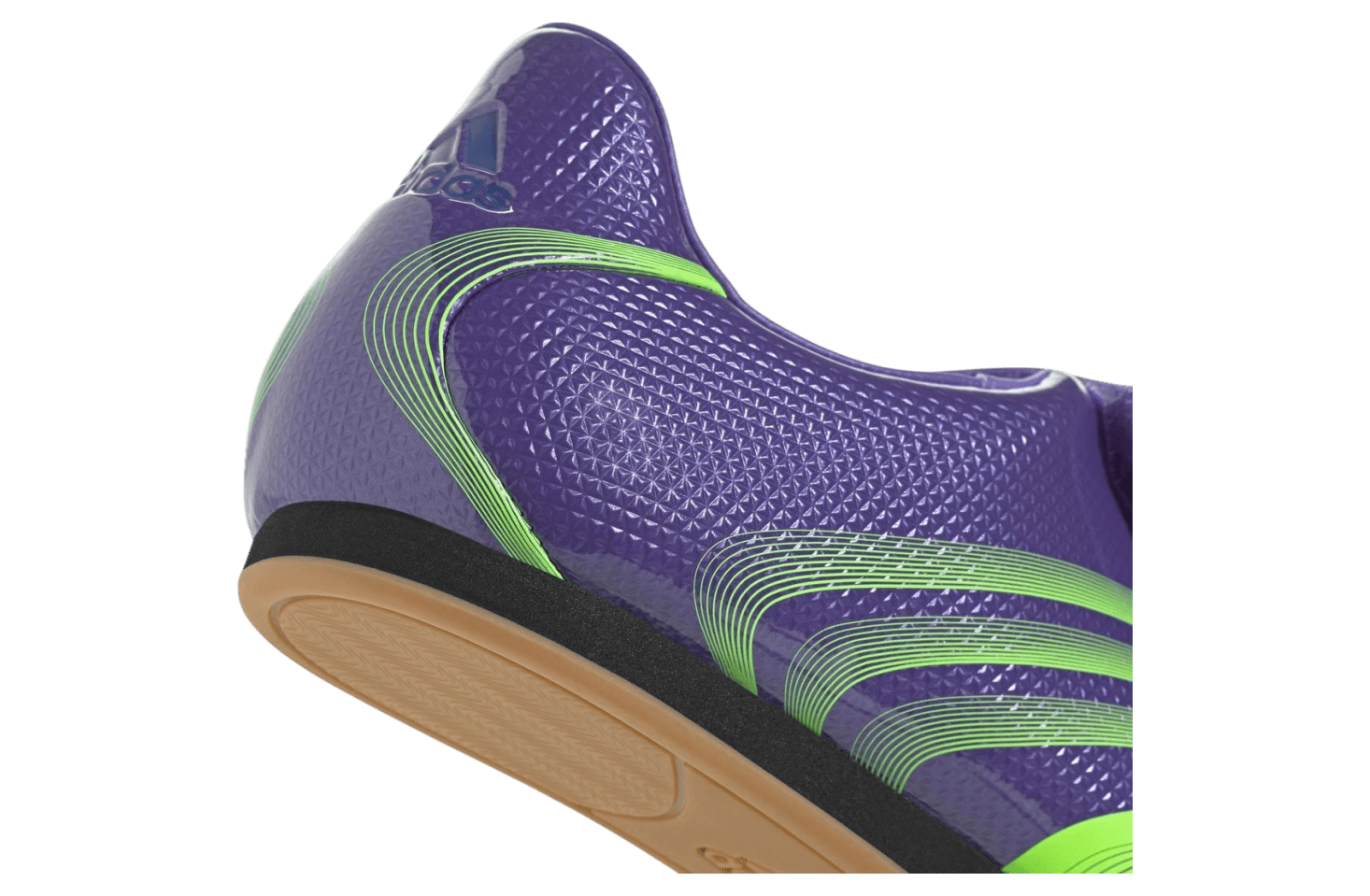 Adidas F50 Taekwondo Purple Rush / Lucid Lemon release photo 3
