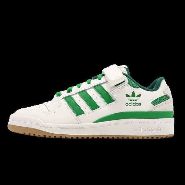 Adidas Forum Low J Cloud White / Green adidas release photo