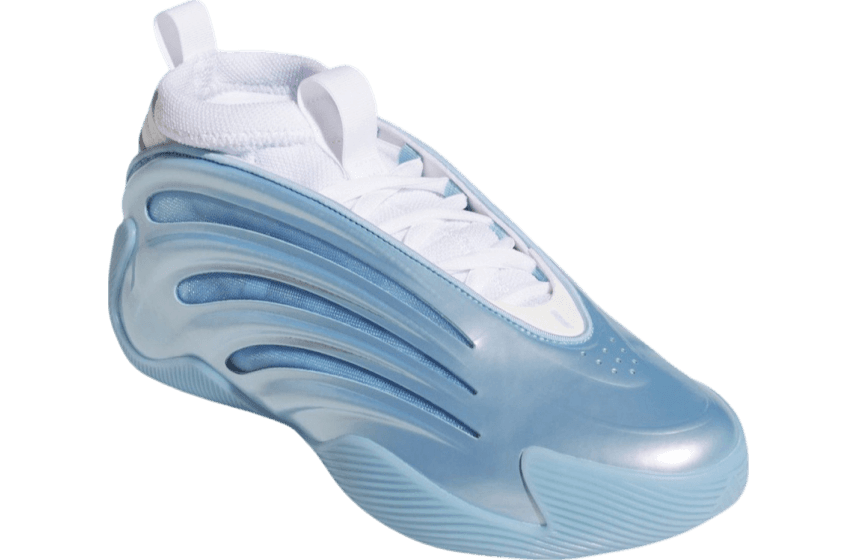 Adidas Harden Vol. 9 Glow Blue Glow Blue / Cloud White release photo 2