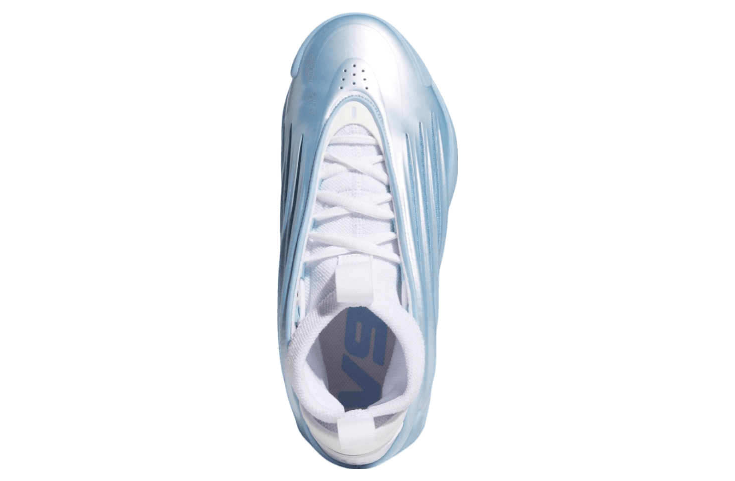 Adidas Harden Vol. 9 Glow Blue Glow Blue / Cloud White release photo 4