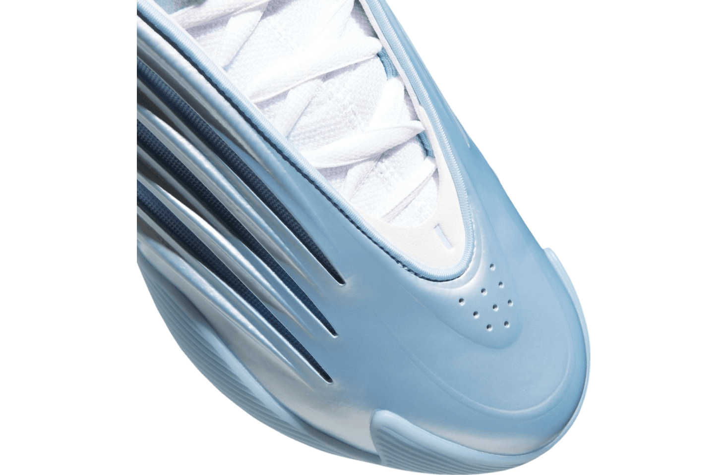 Adidas Harden Vol. 9 Glow Blue Glow Blue / Cloud White release photo 6