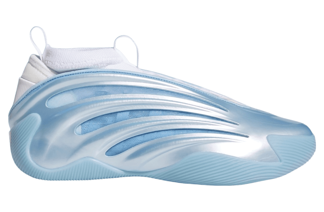 Adidas Harden Vol. 9 Glow Blue Glow Blue / Cloud White adidas release photo