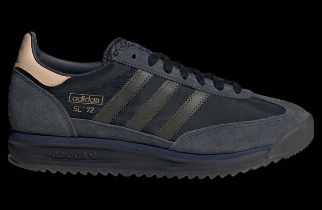 Adidas Originals SL 72 RS Core Black / Shadow Olive adidas release photo