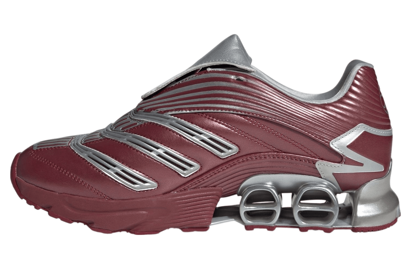 Adidas Predator Megaride Collegiate Burgundy / Silver Metallic release photo 2