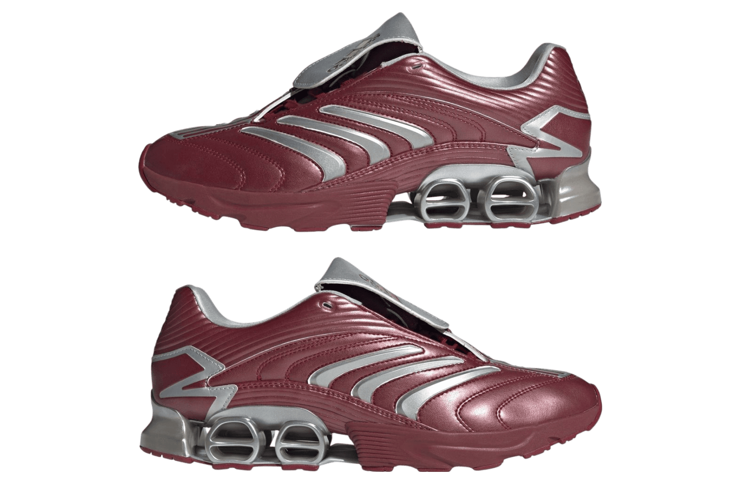 Adidas Predator Megaride Collegiate Burgundy / Silver Metallic release photo 3