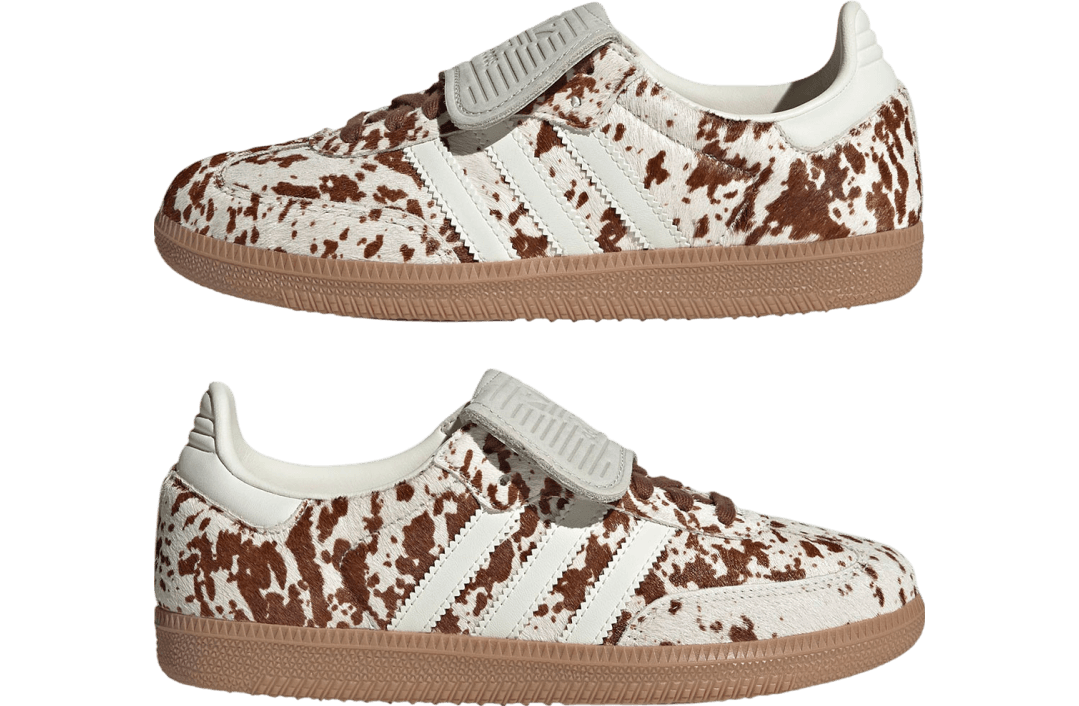 Adidas Samba LT WMNS Cow Print Brown White release photo 3