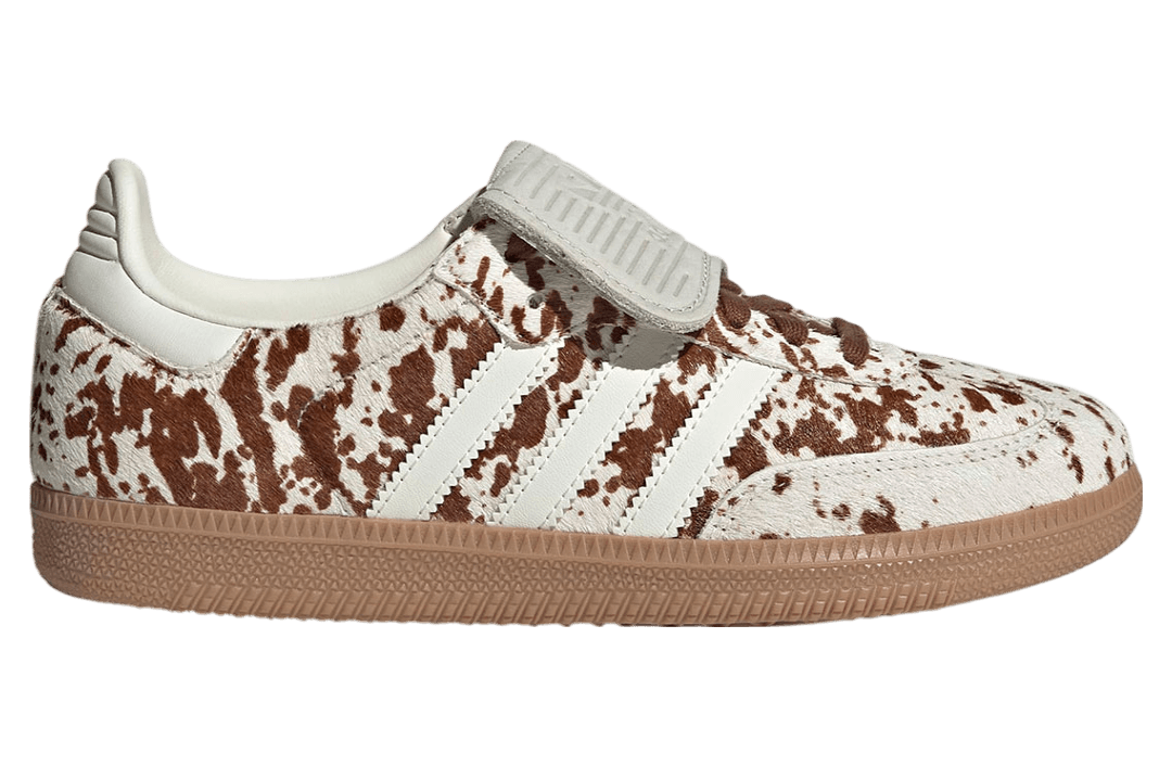 Adidas Samba LT WMNS Cow Print Brown White release photo 1
