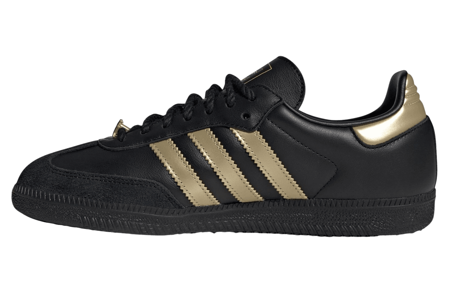 Adidas Samba OG Core Black / Gold Metallic release photo 2