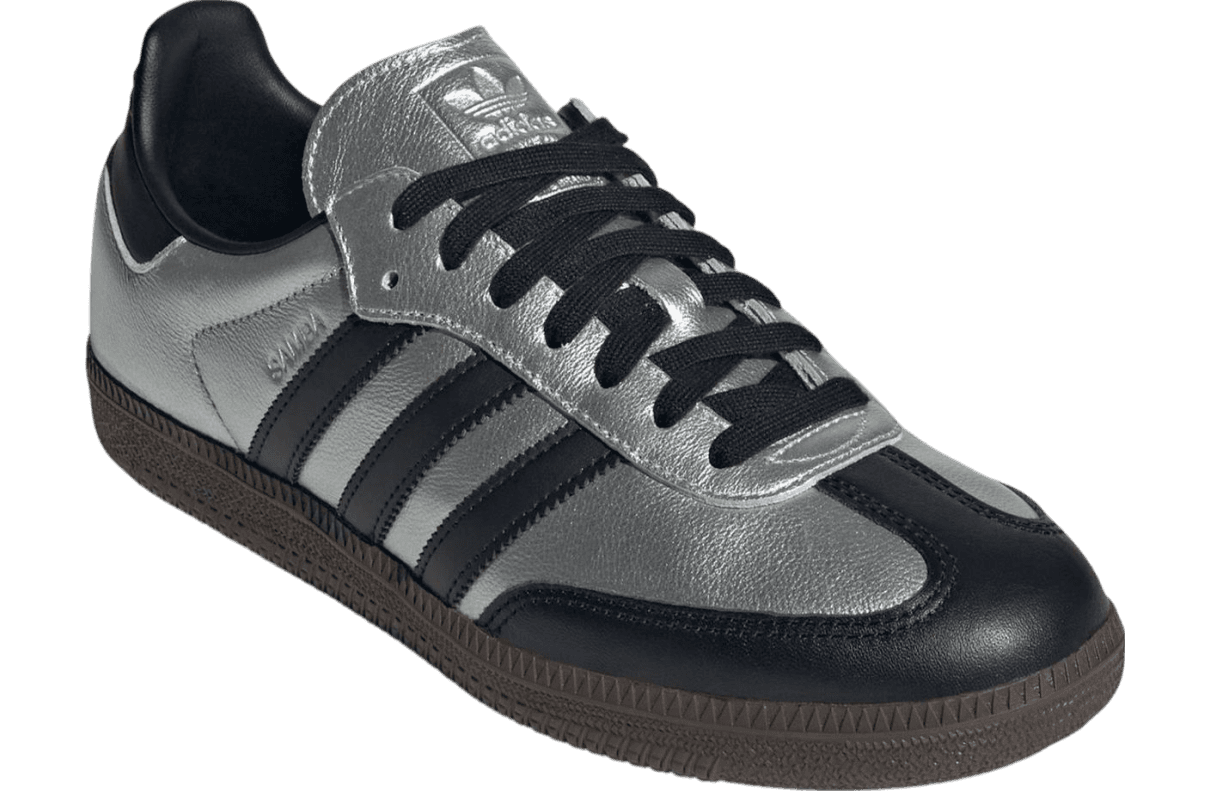 Adidas Samba Silver Metallic / Core Black release photo 2