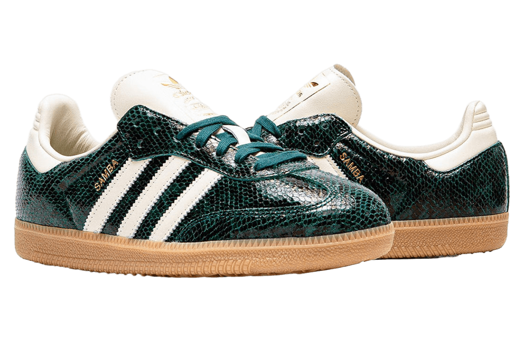 Adidas Samba WMNS Cream White / Collegiate Green release photo 1