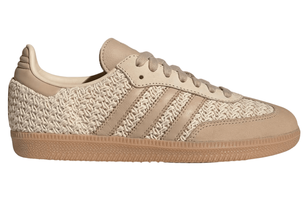 Adidas Samba WMNS Crochet Pack Sand Strata release photo 1