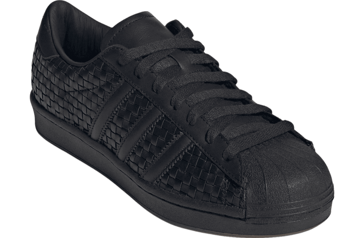 Adidas Superstar Vintage Black Woven Leather release photo 2