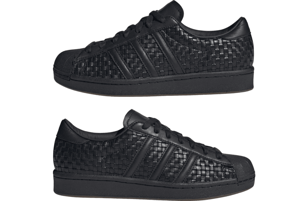 Adidas Superstar Vintage Black Woven Leather release photo 3