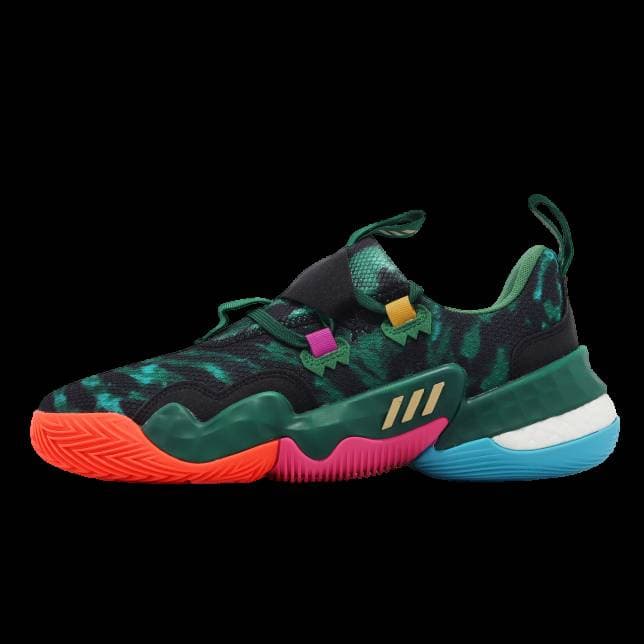 Adidas Trae Young 1 Team Dark Green / Gold Metallic adidas release photo
