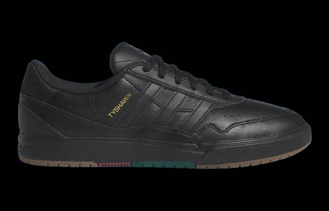adidas Tyshawn 2 Core Black Collegiate Green adidas release photo
