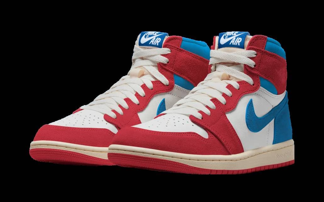 Air Jordan 1 High OG University Red Dark Powder Blue release photo 2