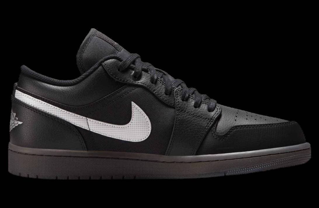 Air Jordan 1 Low Black / Dark Smoke Grey release photo 4