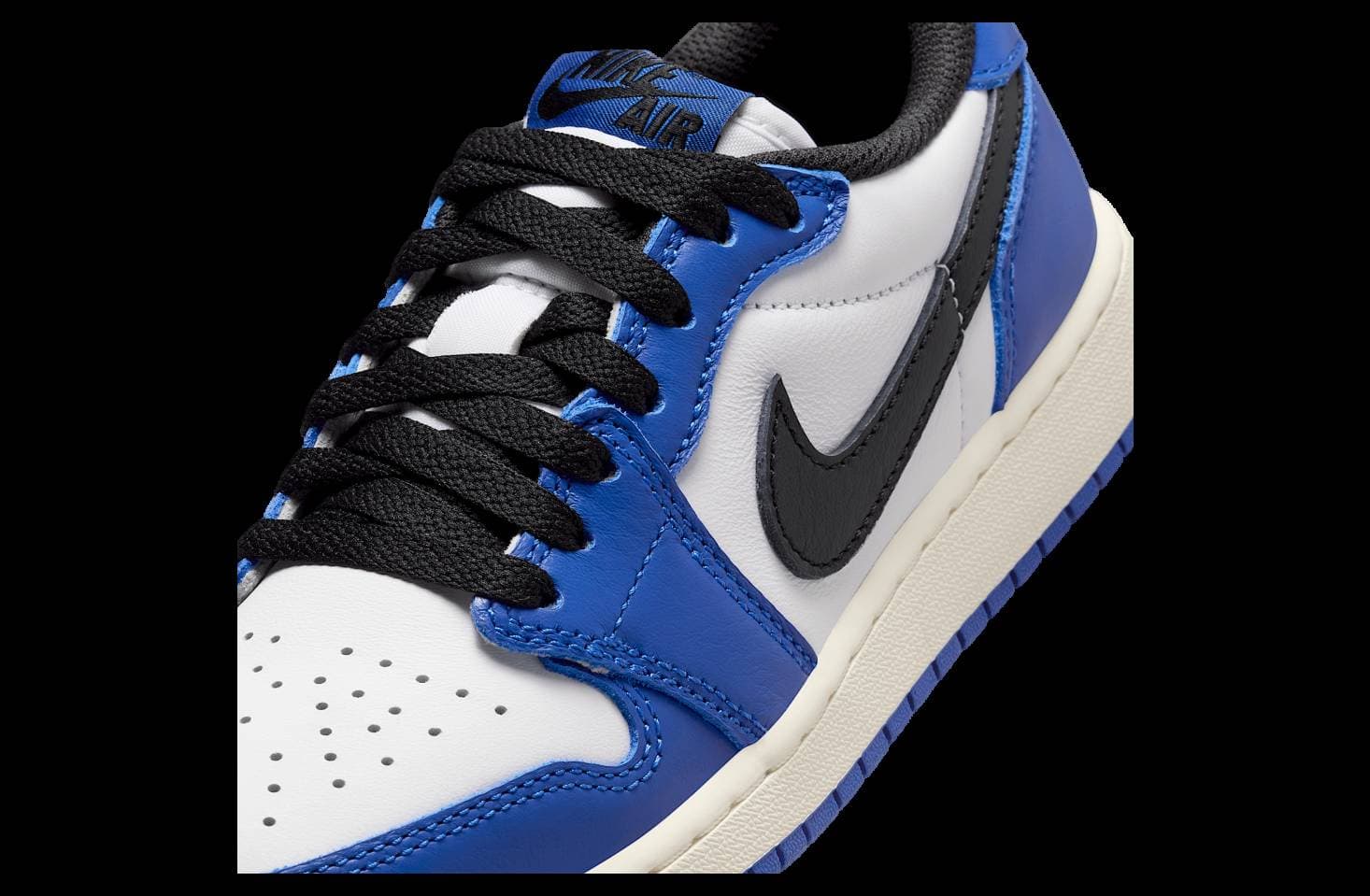 Air Jordan 1 Low Game Royal GS White / Game Royal release photo 7