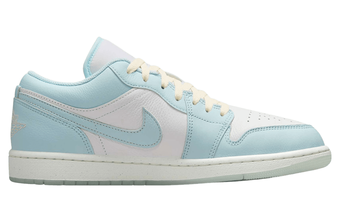 Air Jordan 1 Low Glacier Blue / Summit White release photo 2