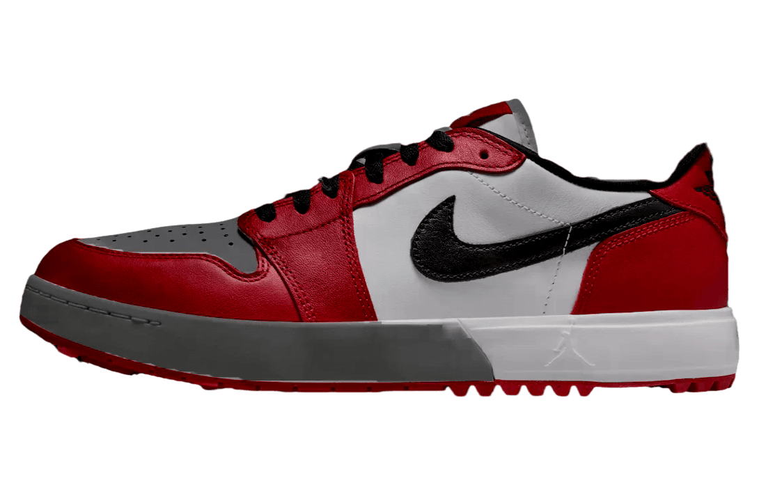 Air Jordan 1 Low Golf Chicago Varsity Red / Black Jordan release photo