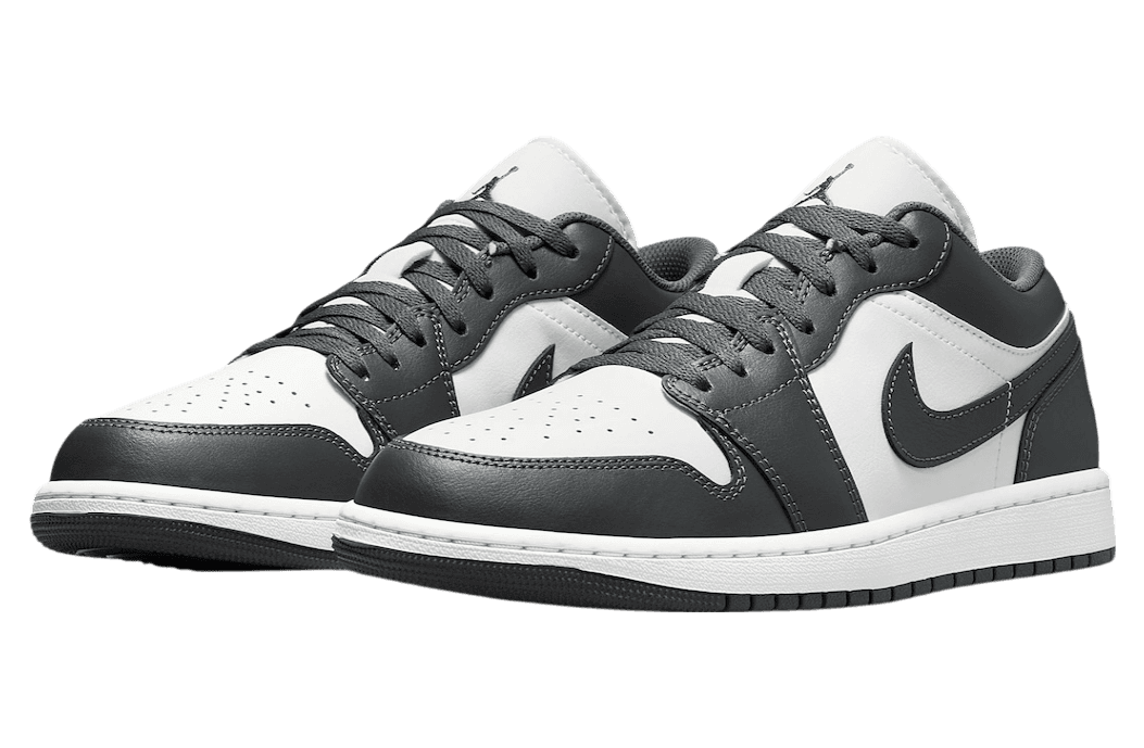 Air Jordan 1 Low Grey / White release photo 2