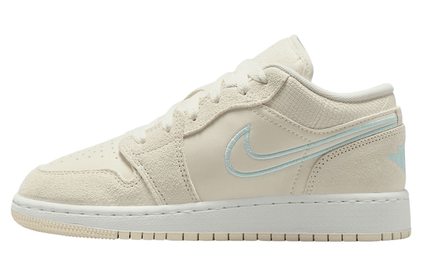 Air Jordan 1 Low GS Coconut Milk / Igloo release photo 1