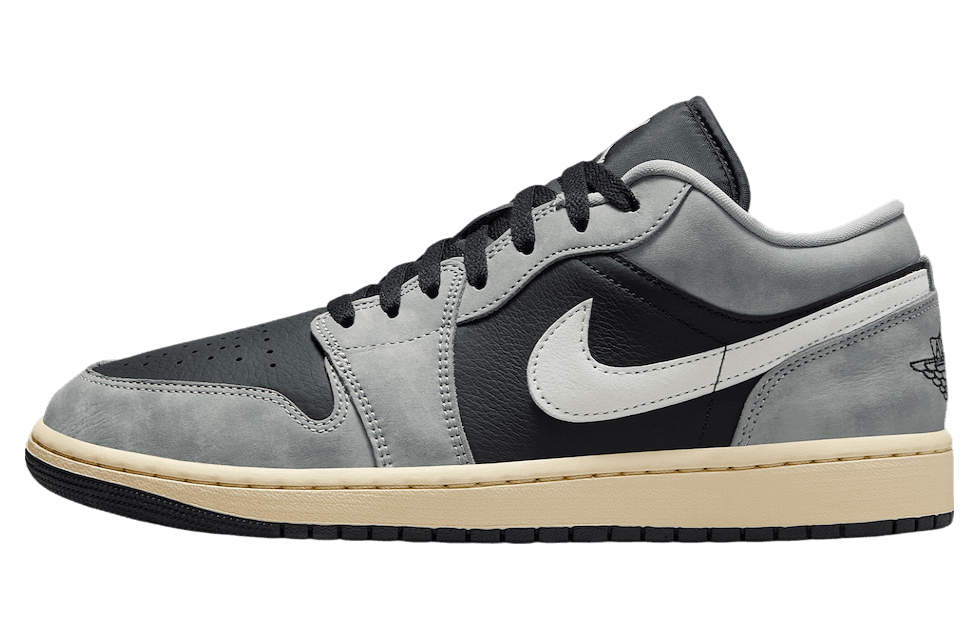 Air Jordan 1 Low Light Smoke Grey / White release photo 1