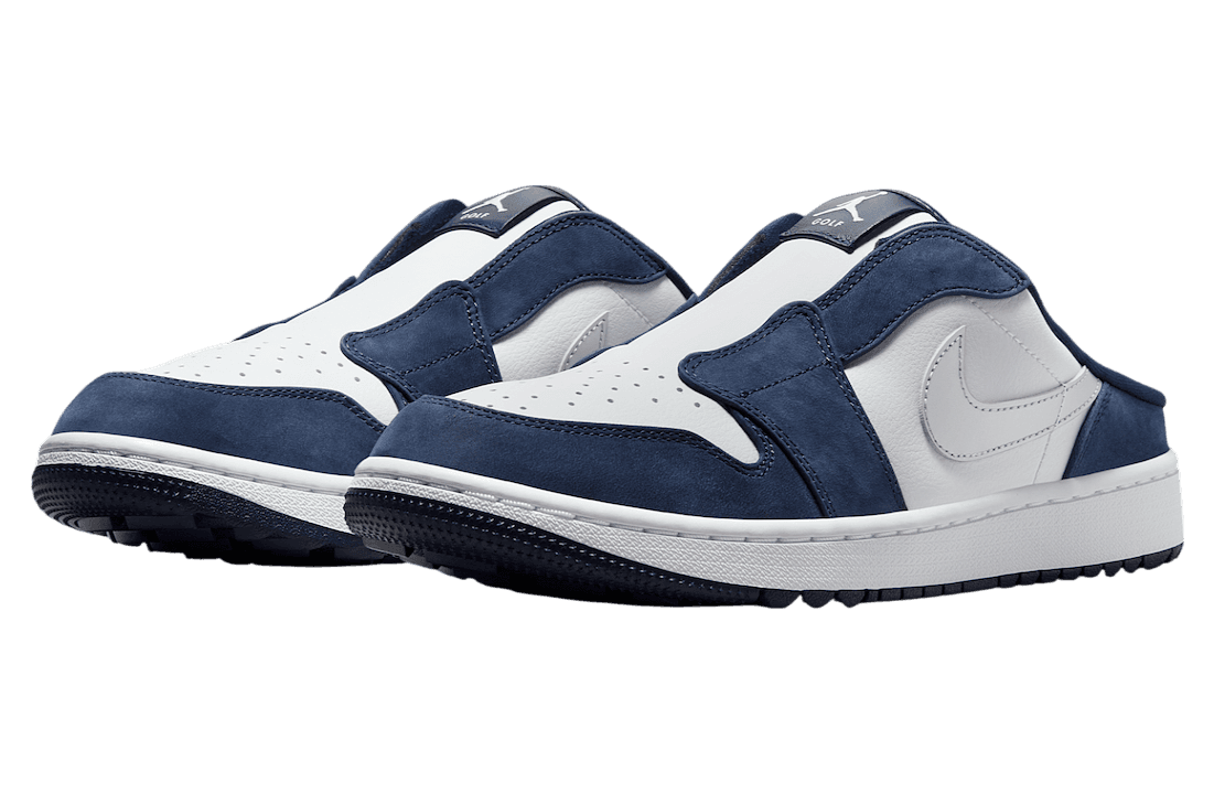 Air Jordan 1 Low Mule Golf White / Midnight Navy release photo 2
