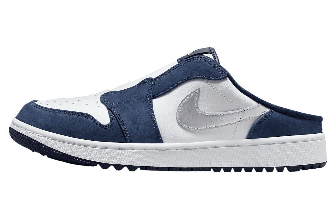 Air Jordan 1 Low Mule Golf White / Midnight Navy release photo 1