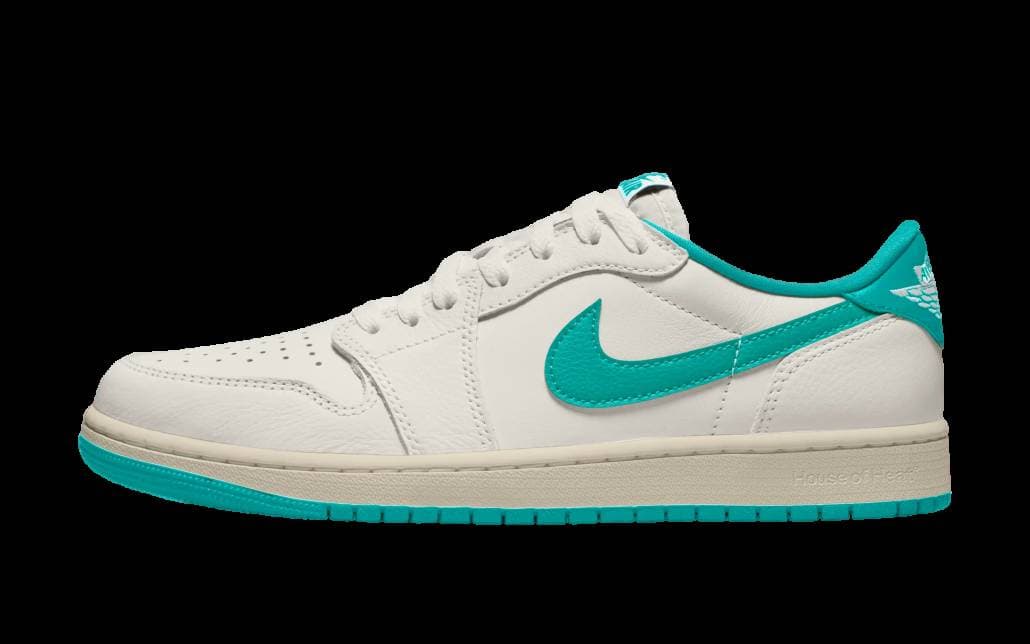 Air Jordan 1 Low OG WMNS Washed Teal release photo 1