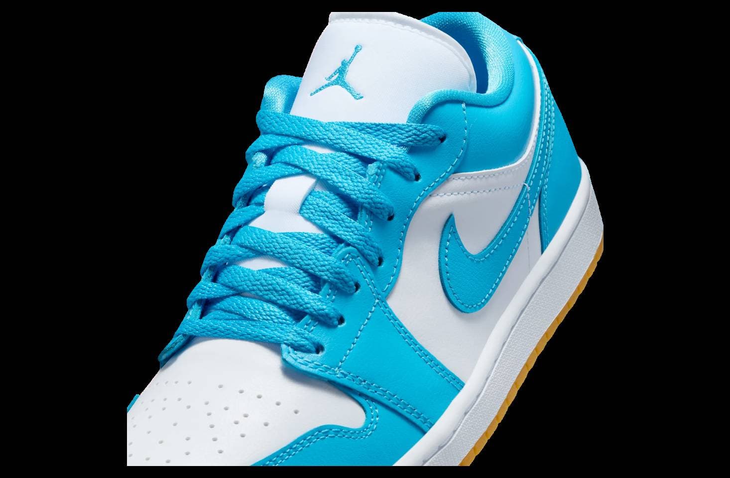 Air Jordan 1 Low White / Aquatone release photo 7
