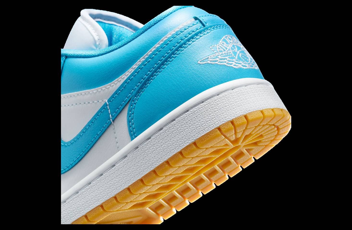 Air Jordan 1 Low White / Aquatone release photo 8