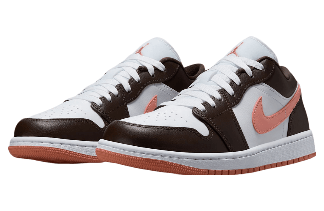 Air Jordan 1 Low WMNS Brown / Pink release photo 2
