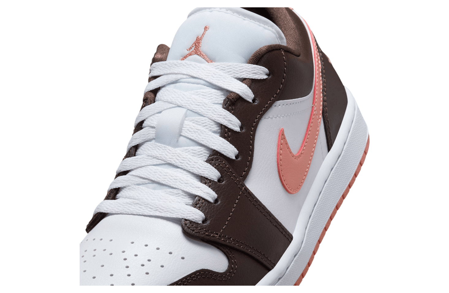 Air Jordan 1 Low WMNS Brown / Pink release photo 3