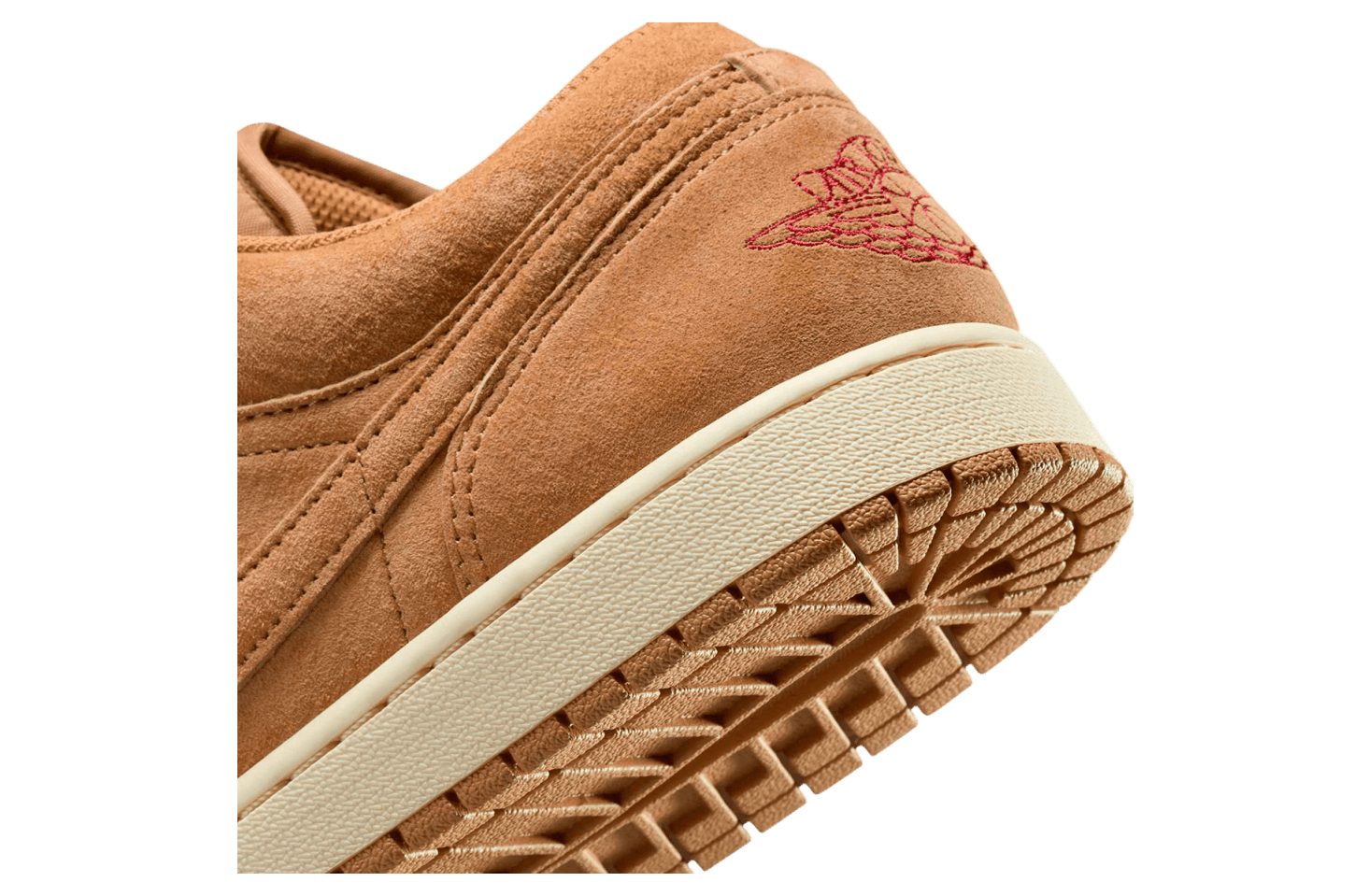 Air Jordan 1 Low WMNS Flax / Varsity Red release photo 3