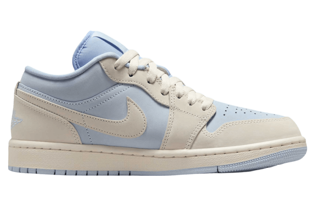 Air Jordan 1 Low WMNS Hydrogen Blue / Cream release photo 3