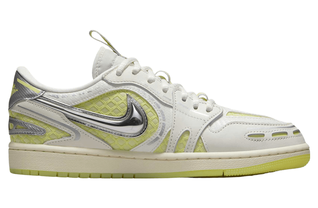 Air Jordan 1 Low WMNS Method Of Make V3 Sail / Luminous Green release photo 2