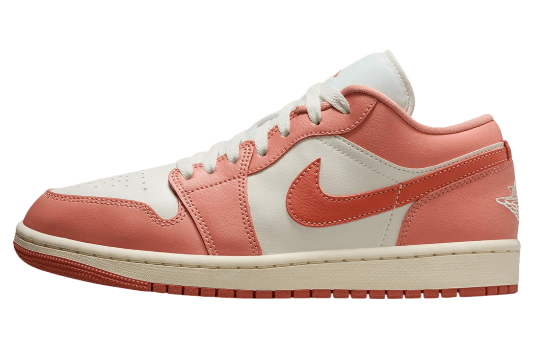 Air Jordan 1 Low WMNS Sail / Madder Root release photo 1