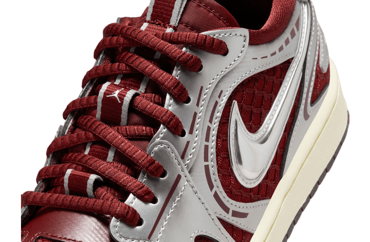 Air Jordan 1 Method Of Make v3 WMNS Dark Team Red / Metallic Silver release photo 2