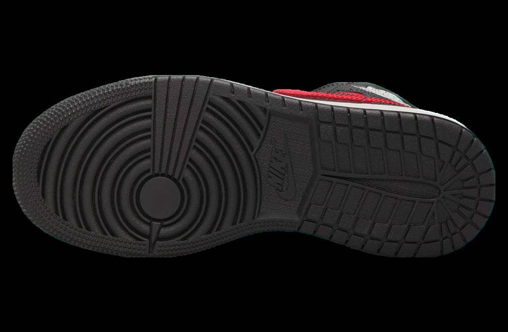 Air Jordan 1 Mid Bred Black / Red release photo 6