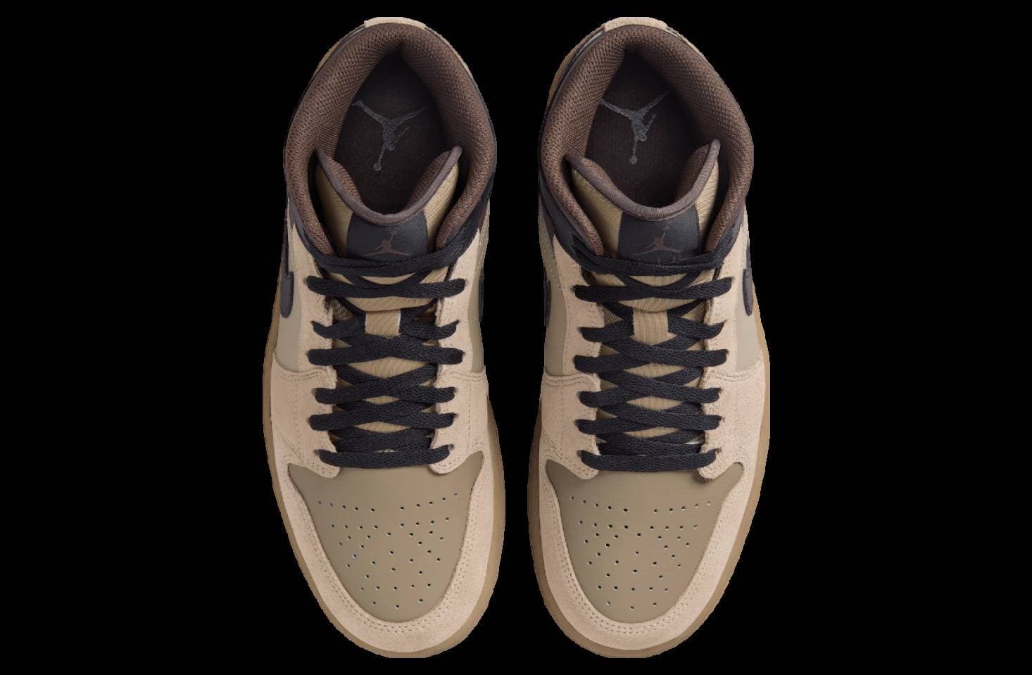 Air Jordan 1 Mid Khaki / Baroque Brown release photo 4