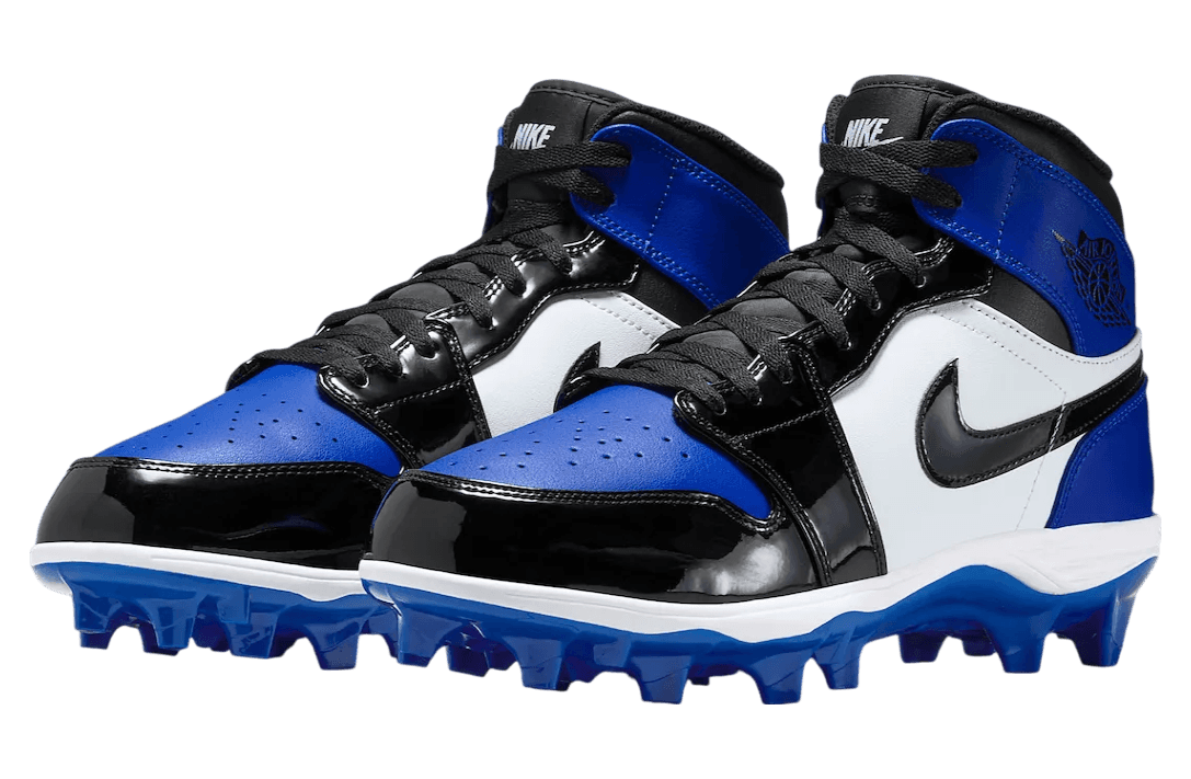 Air Jordan 1 Mid TD Cleat Game Royal / White release photo 2