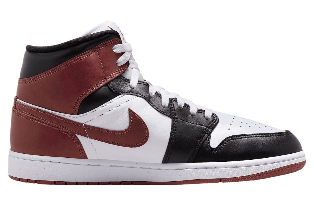 Air Jordan 1 Mid White / Dark Pony release photo 3