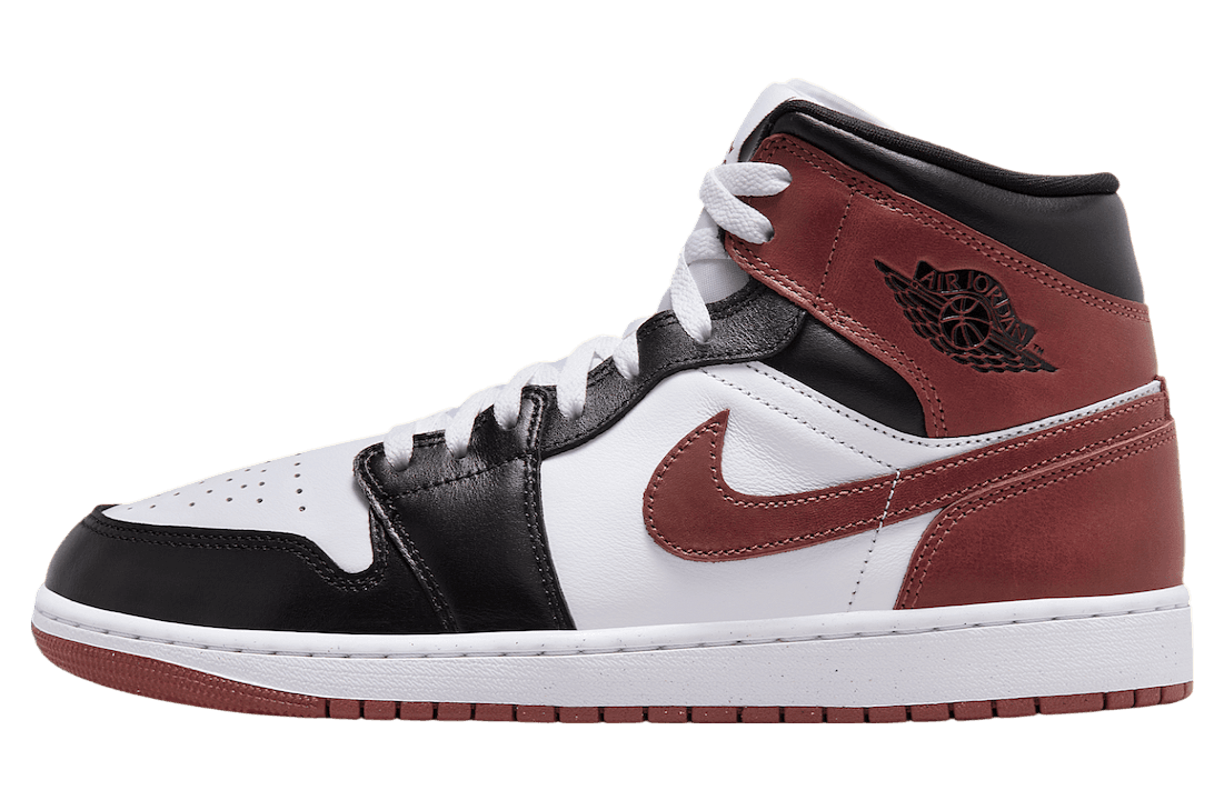 Air Jordan 1 Mid White / Dark Pony release photo 1