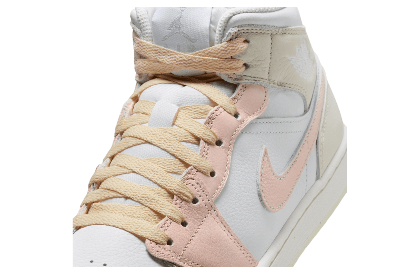 Air Jordan 1 Mid White / Peach release photo 7