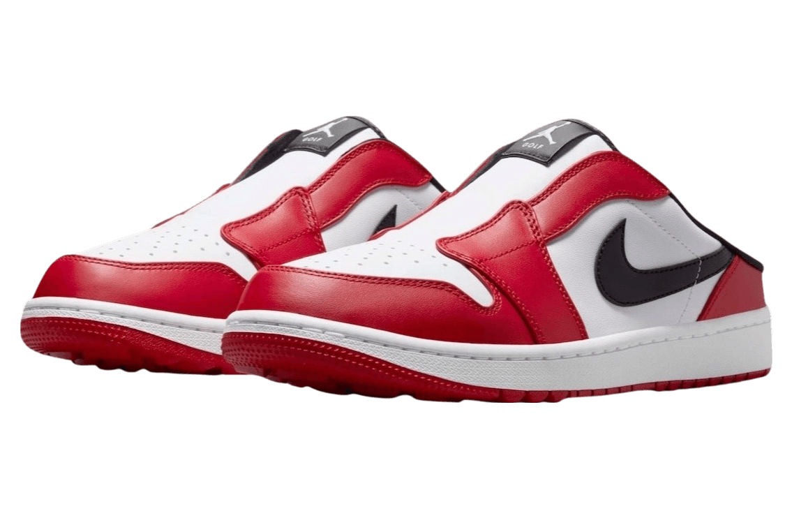Air Jordan 1 Mule Golf Chicago White / Varsity Red release photo 4